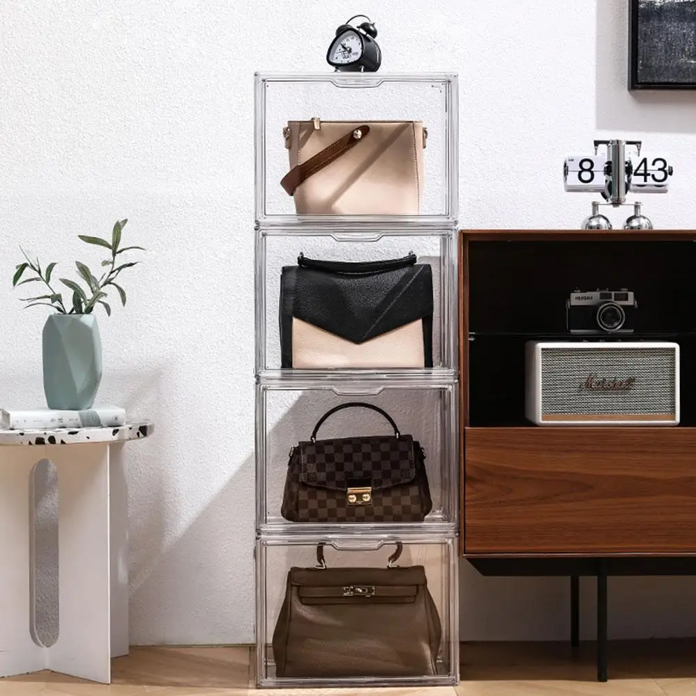 

Storage Artifact Bag Luxury Goods Transparent Stable Bag Solid Hanging Display Rack Household Dustproof Storage I7v0