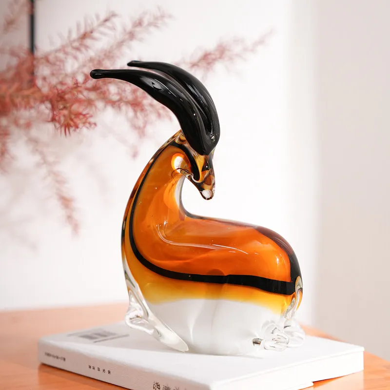 Leader ornament light luxury glass zodiac modern living room office study decoration housewarming opening gift
