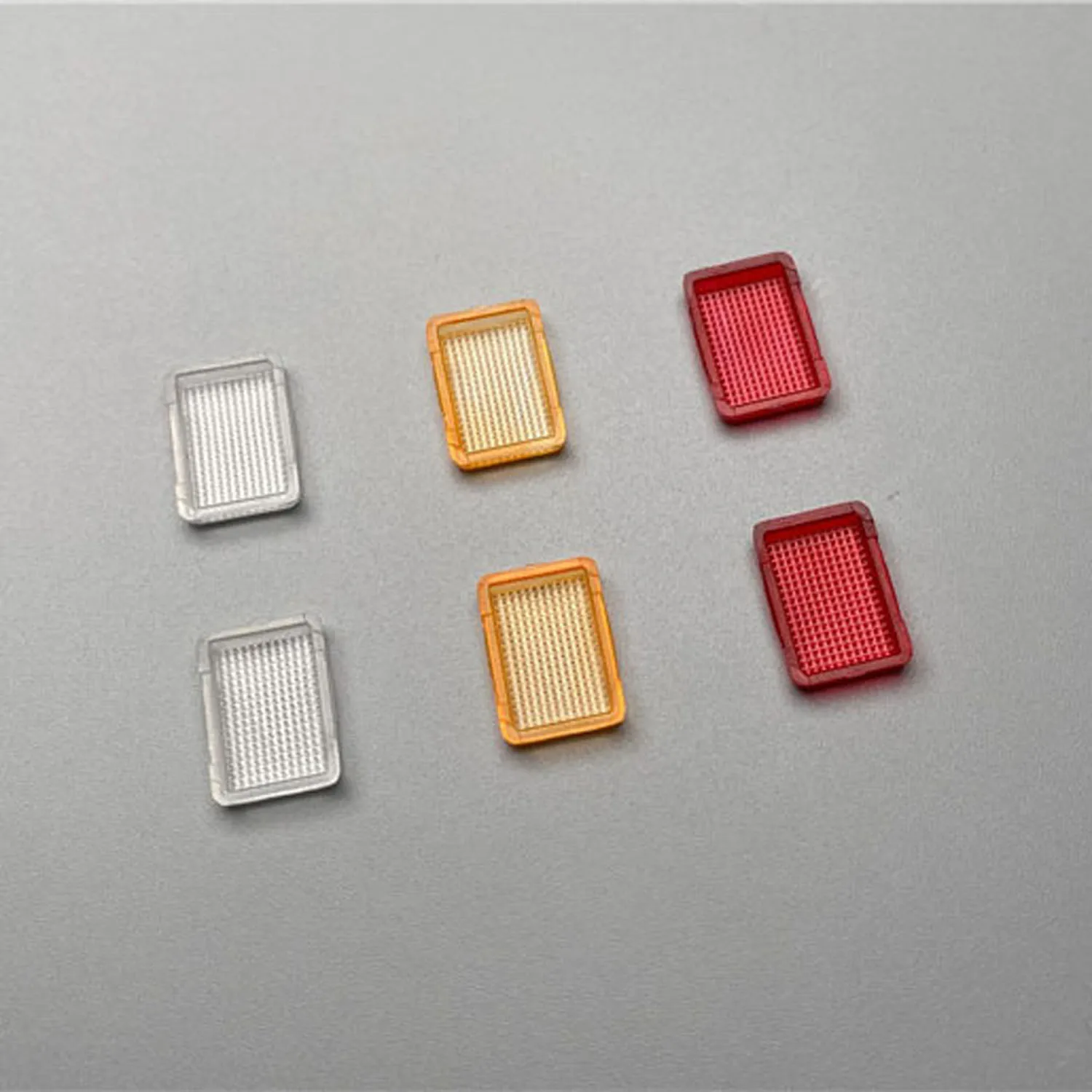 14*10*2.3 مللي متر البلاستيك الذيل LED قذيفة DIY بها بنفسك TAMIYA 1/14 RC شاحنة جرار FH16 نموذج مركبة الملك محول مقطورة قلابة ترقية