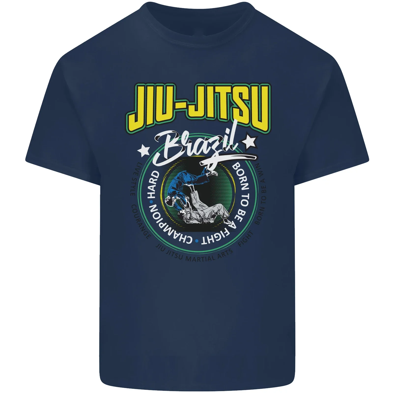 Brazilian Jiu Jitsu MMA Judo T-Shirt O-Neck Short Sleeve Summer Casual Mens T-shirt