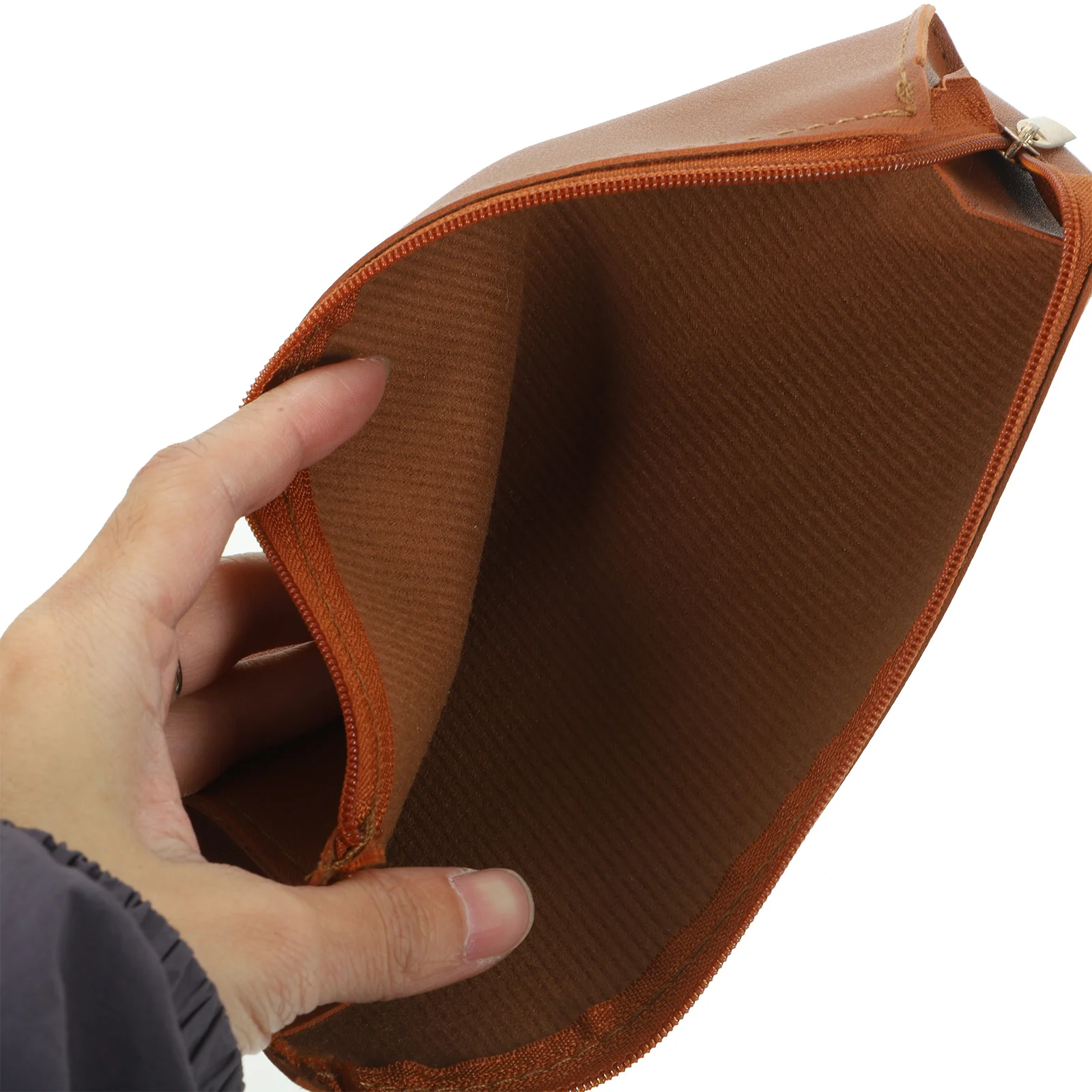 

Large Pencil Bag Aesthetic Portable Pen Case Smooth Zipper Durable Stationery Organizer For College School Supplies