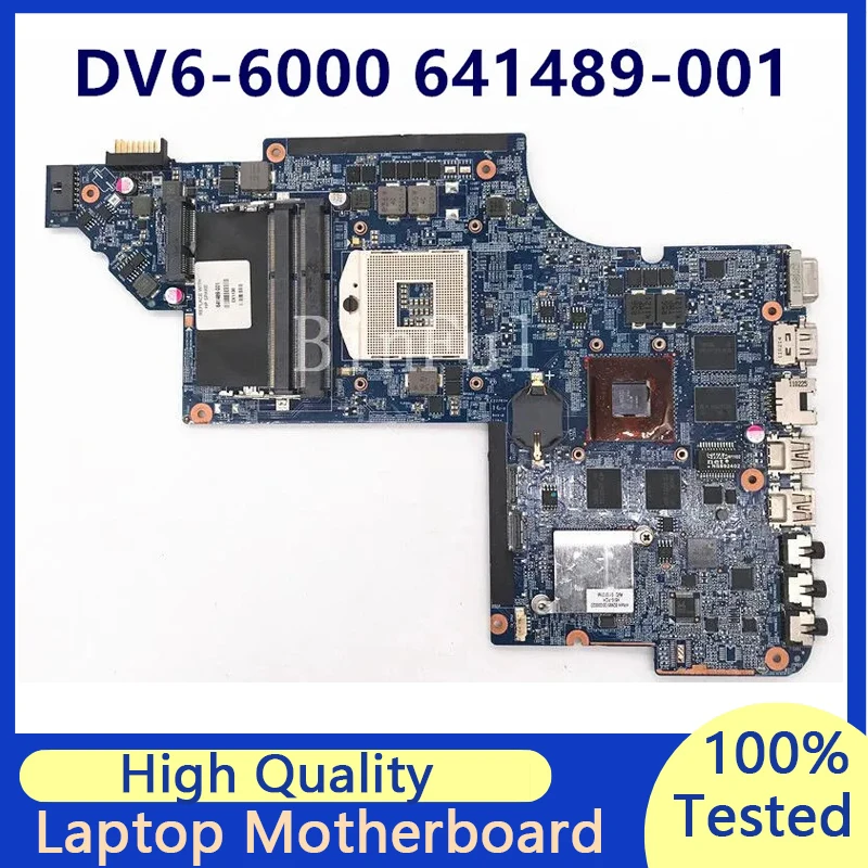 

641489-001 641489-501 641489-601 Mainboard For HP Pavilion DV6-6000 Laptop Motherboard 216-0810001 100% Full Tested Working Well