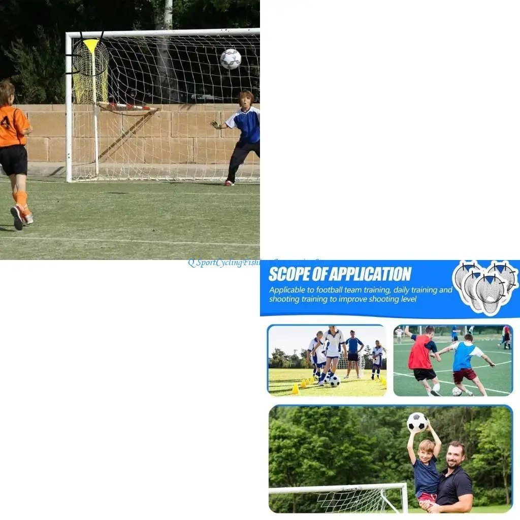 شبكة هدف ممارسة كرة القدم قابلة للطي لتتبع التقدم في كرة القدم