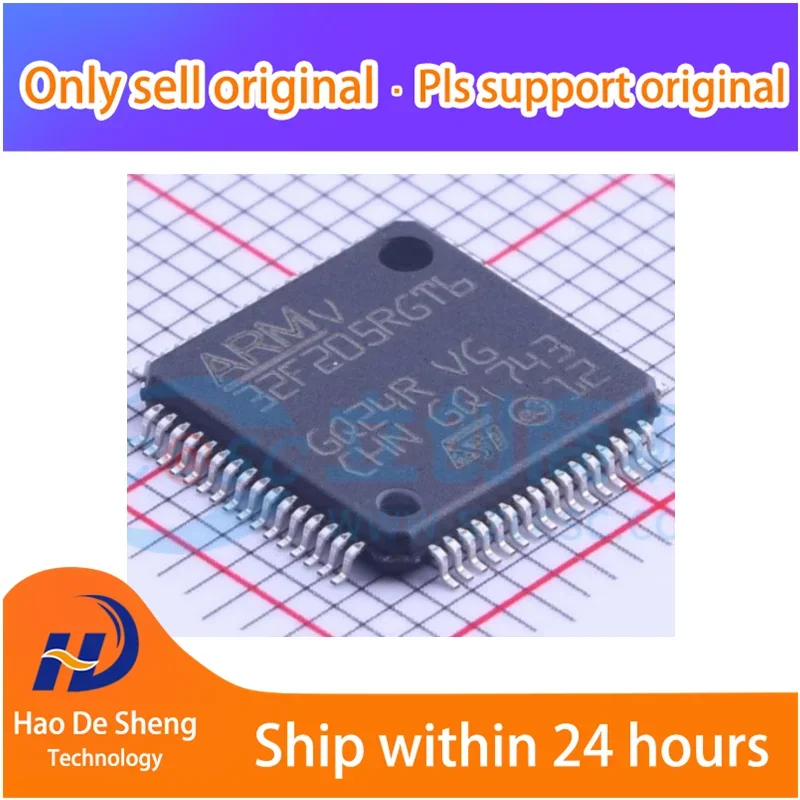 

10PCS/LOT STM32F205RGT6 STM32F205 STM32 LQFP-64 New Original In Stock