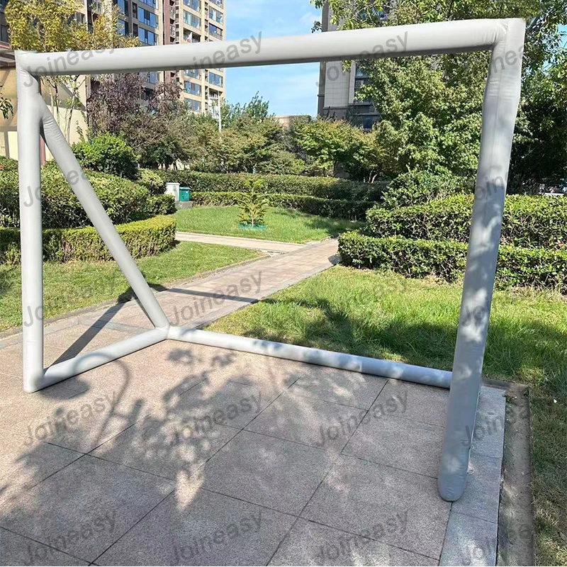 

Portable & Foldable Inflatable Soccer Goal Net Set Football Goal 250x200cm Grey