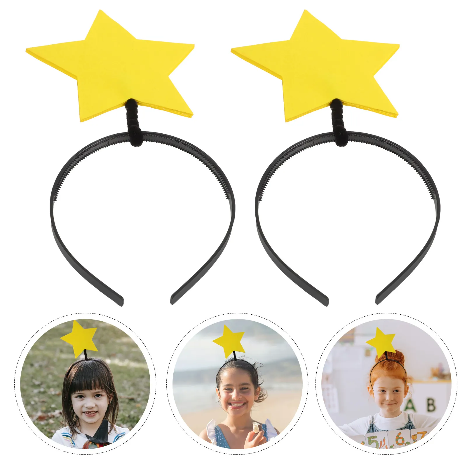 

2 шт. повязки на голову для детей, легкие, из губчатого материала, аксессуар для праздничного костюма, на Хэллоуин, день рождения, школьные игры, тематика космоса, Галактика