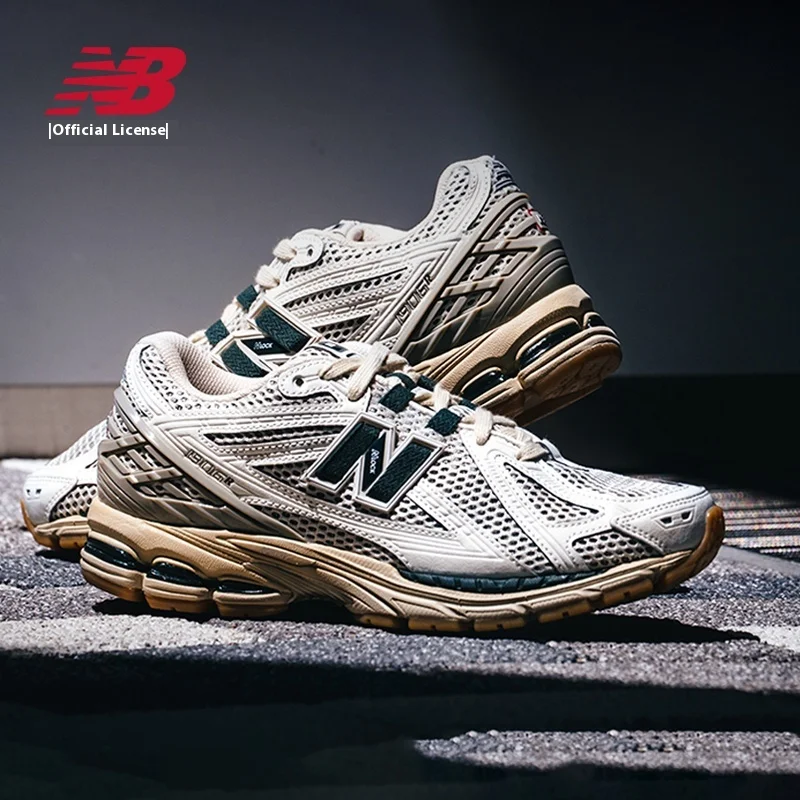 Original New Balance NB 1906R Retro All-fit Mesh Fabric Leather Low-top Casual Running Shoes Unisex Gray Sneakers