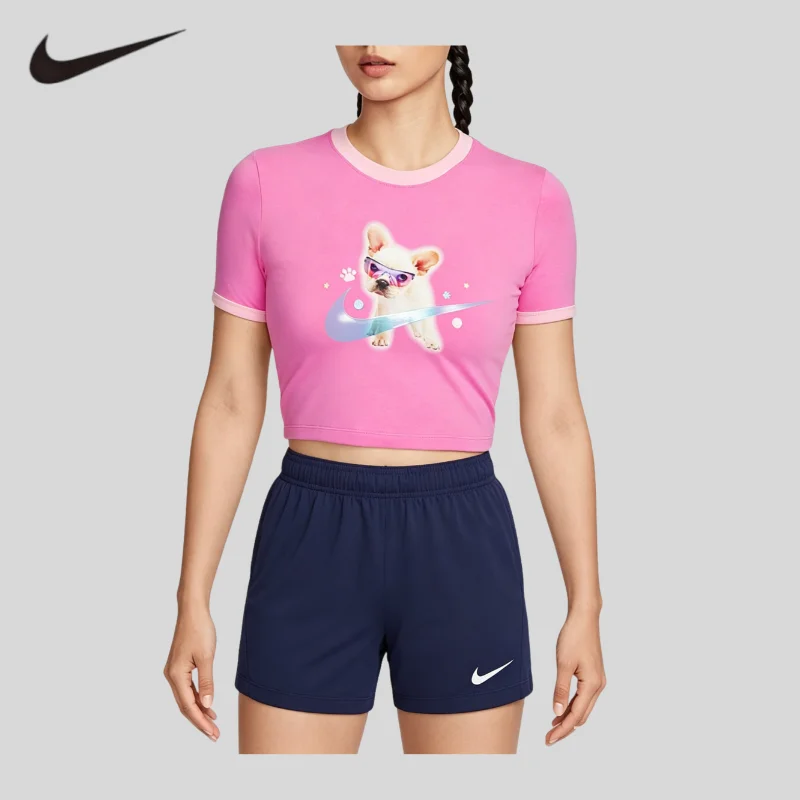 

2PCS Nike Comfort Set Tee Shorts Outdoor Sports ApparelHM4621-675+IB8654-410