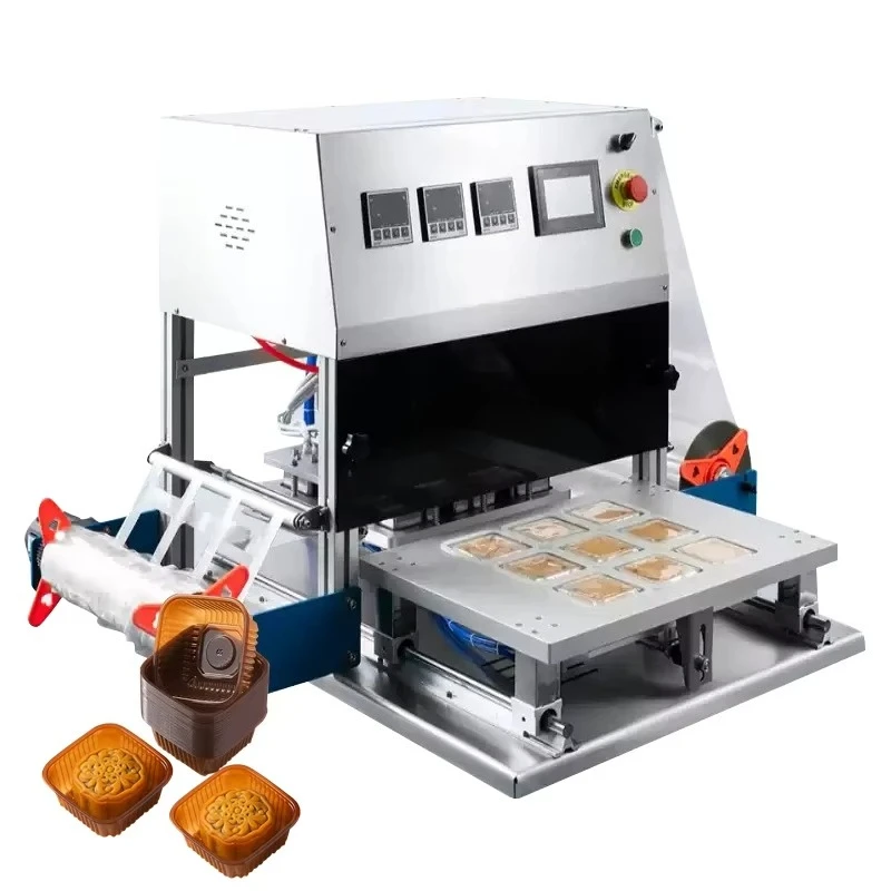 آلة تعبئة الصينية الساخنة ختم المخابز الغذاء التلقائي آلة تغليف المعجنات 9 صواني في وقت واحد لخبز الكعكة خبز بيتا