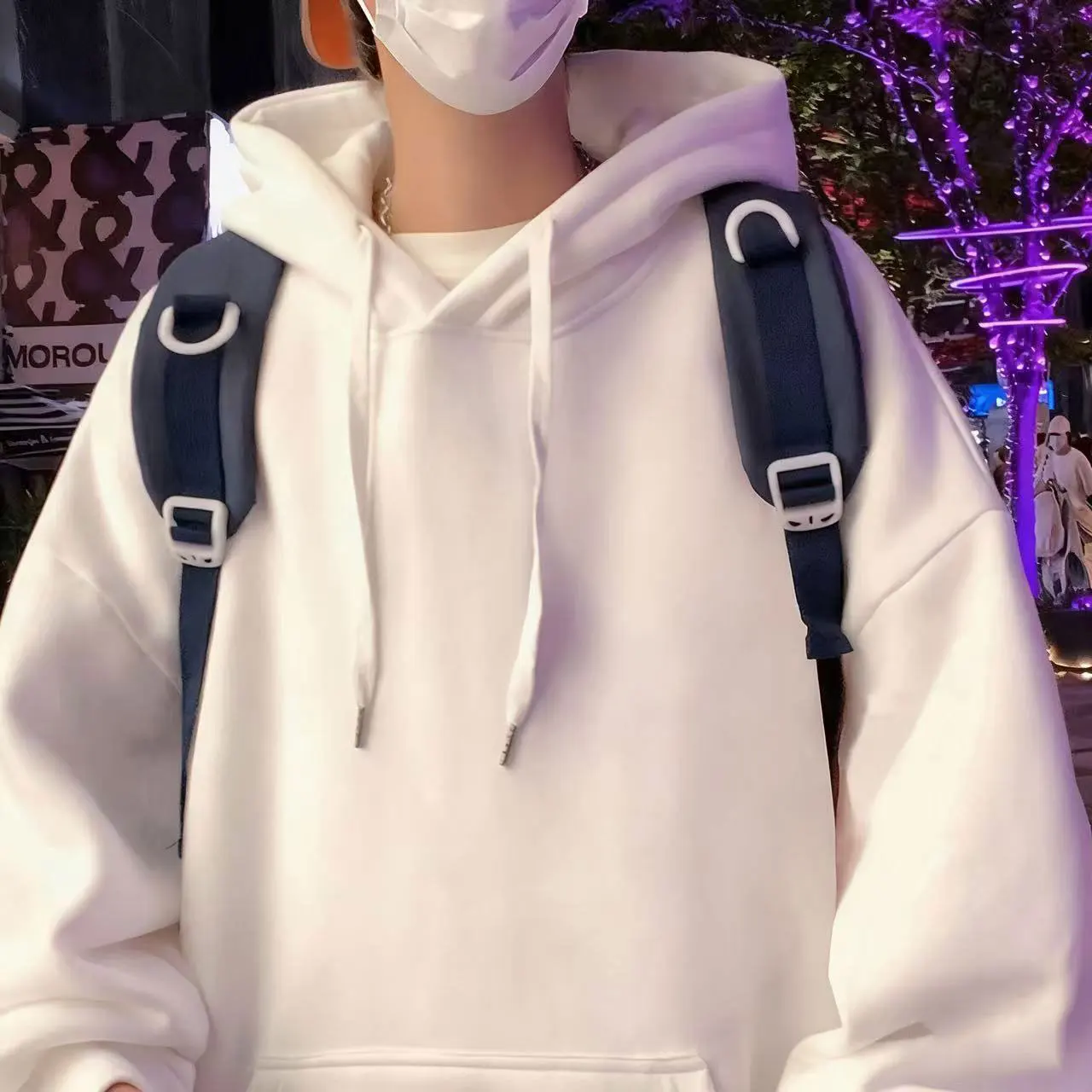 2025 جديد هوديس الربيع والخريف قمصان سويت شيرت بقلنسوة الرجال هوديي فضفاض بلون الكلاسيكية سترة الرجال معطف تنوعا الرجال