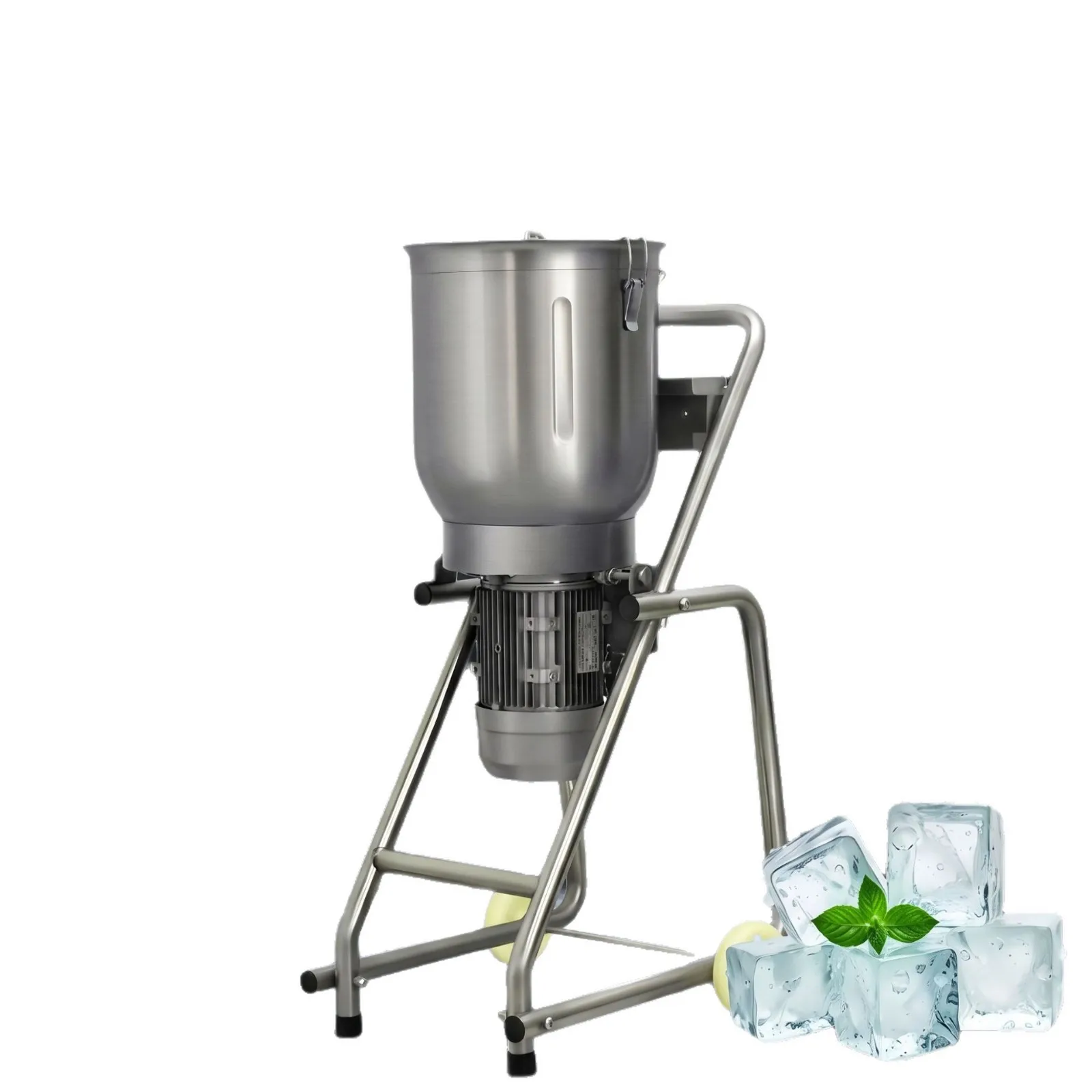 CX commercial large-capacity shaved ice machine, stainless steel high-power ice crushing mixer