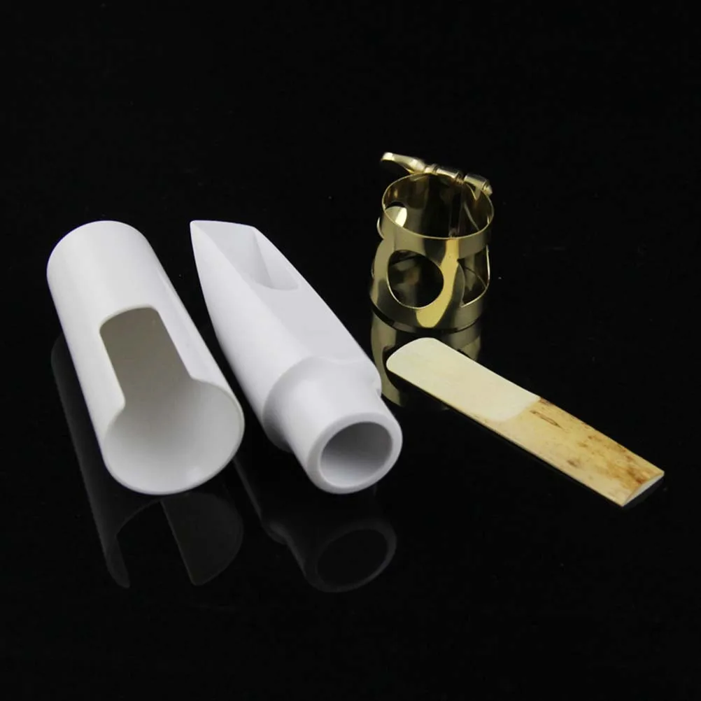 

Resin Saxophone Head Replacement For Alto Sax Mouthpiece High Density Durable Loud Sound Performance Pure Tone White Color
