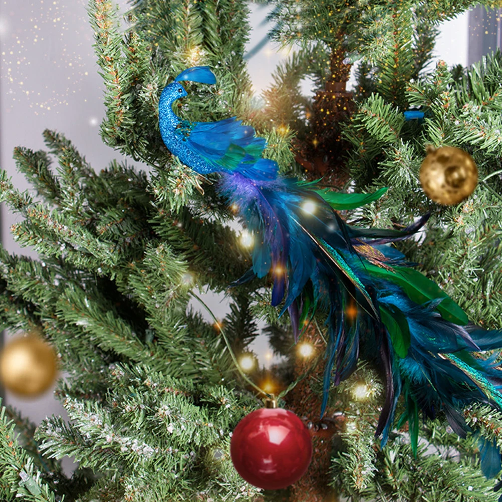 

1 pc Simulated Long tailed Decorations Christmas Tree Pendant Material Festive Atmosphere Easy Installation