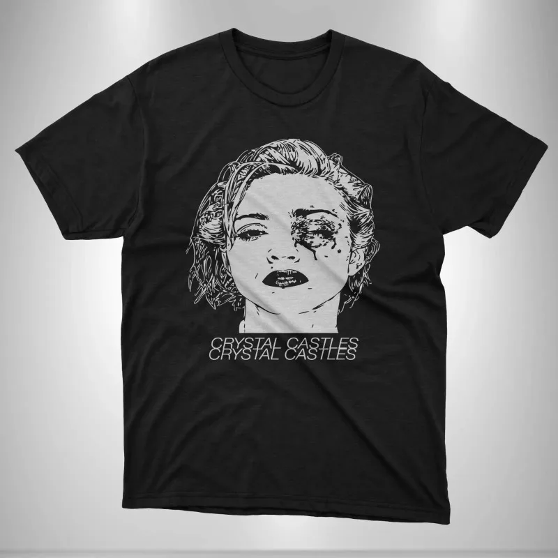 Crystal Castle T-shirt, 90s Retro Style Pattern T-shirt, Unisex, Suitable for All Seasons, Casual T-shirt