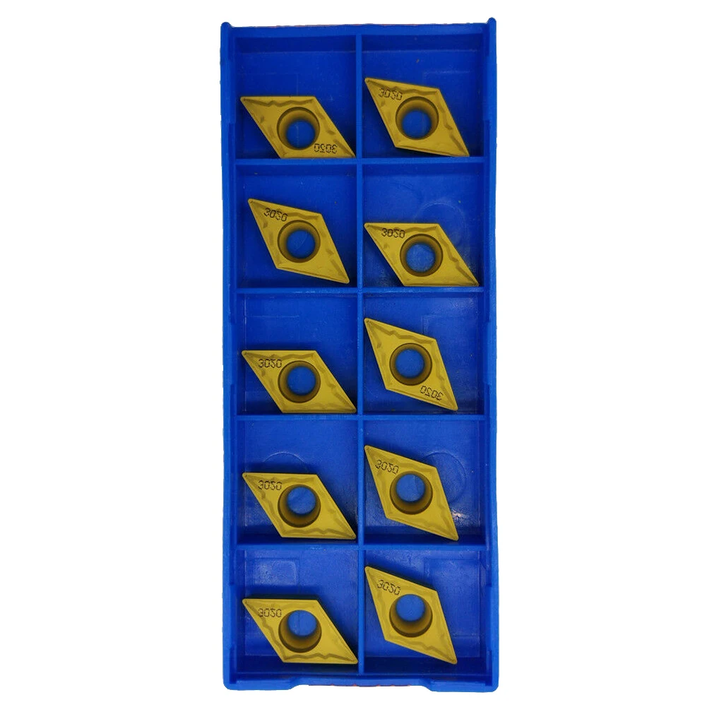 Новинка, карбидные токарные вставки ЧПУ, 10 шт./коробка, режущая пила для полотна, фотополимер dcmt32,51 для полуфиниша NC3020