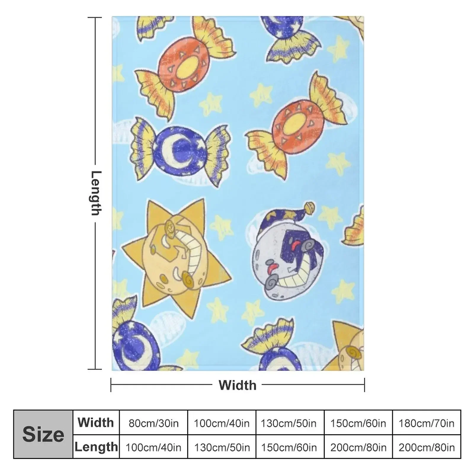 Superstar Daycare Pattern Throw Blanket Plush halloween Blankets