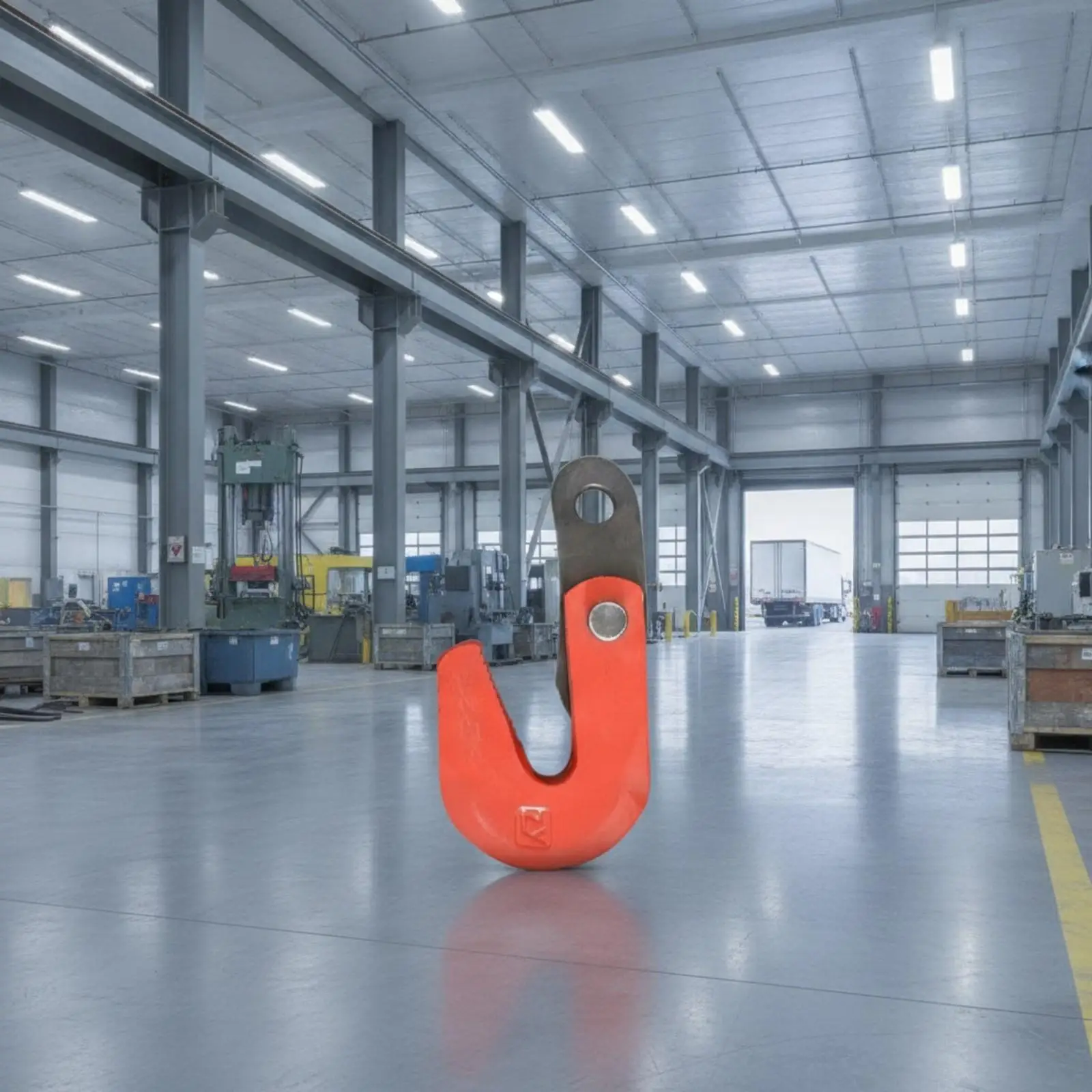 Steel Lifting Clamp Horizontal Plate Lifter High Strength Alloy Construction Toothed Grip for Crane Transfer Work