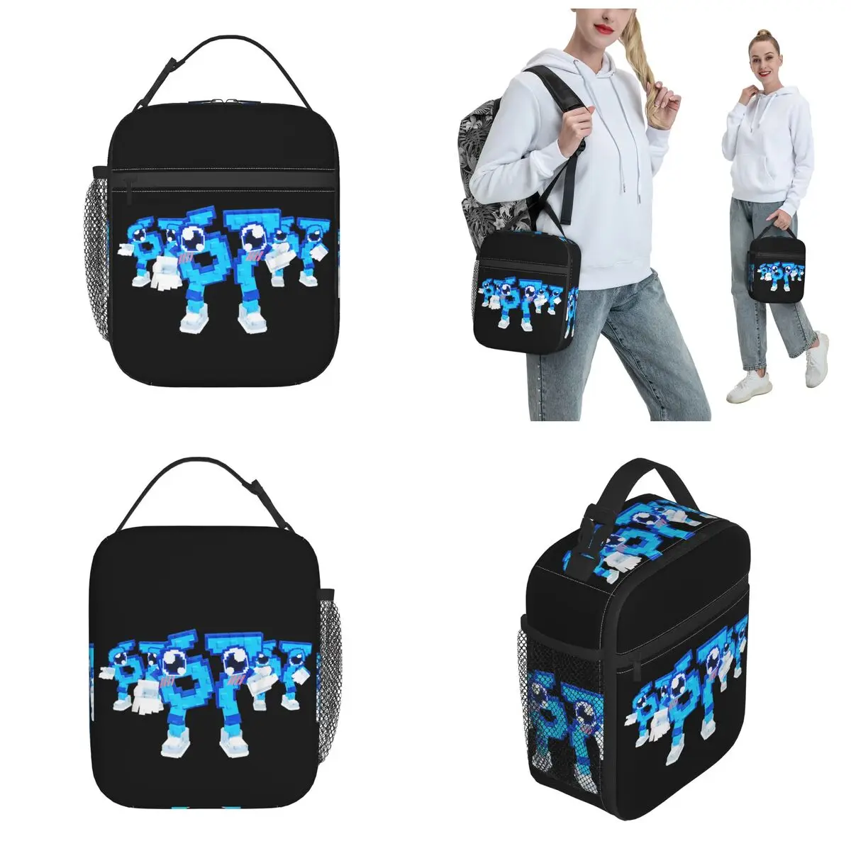 

Meme 67 Six Seven 6 7 Steal A Brainrot Los 67 Insulated Lunch Bag Leakproof Meal Container Cooler Bag Tote Lunch Box Picnic