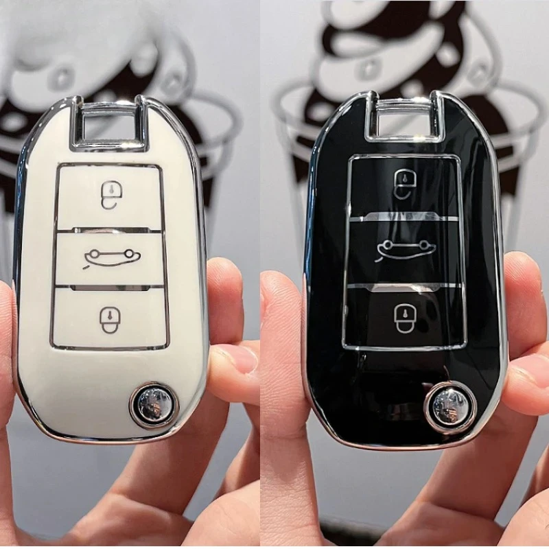 New Tpu Car Flip Ke…