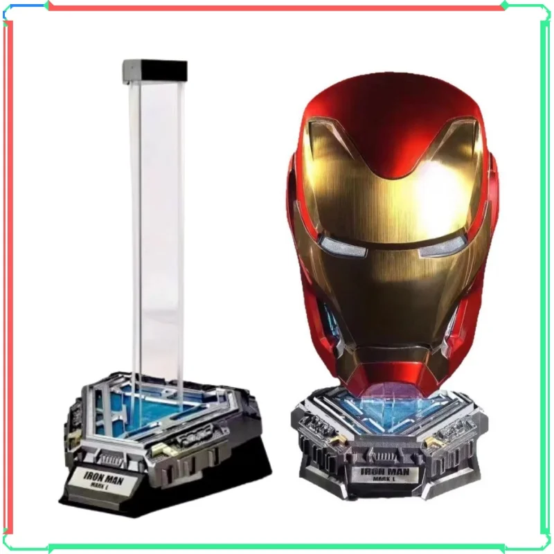 

Autoking Iron Man Mk50 Helmet 1/1 Scale Customizable Display Stand With Special Charge Base Remote Voice Control Action Figure