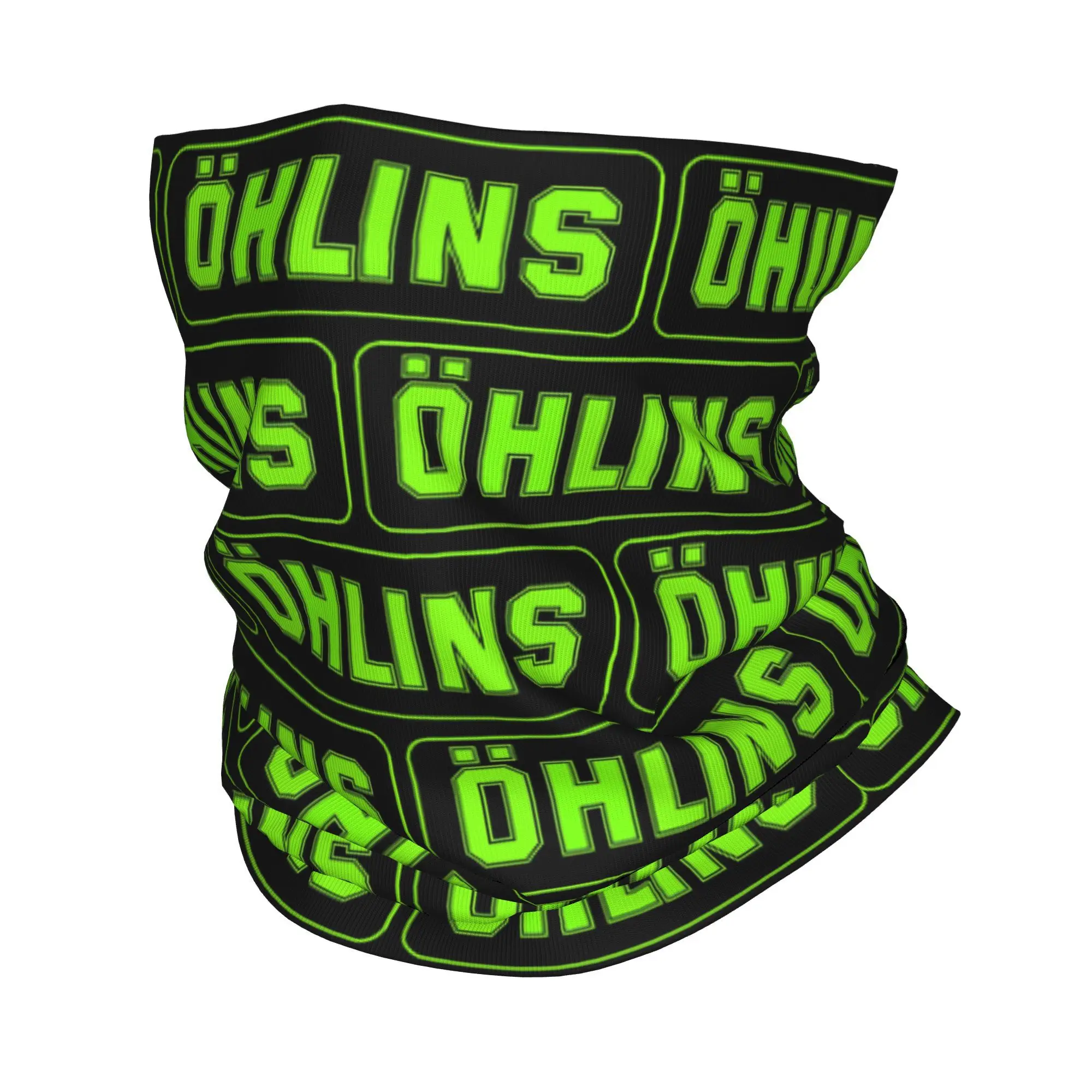 Custom Sport Racing O-Ohlinsed Logo Winter Headband Neck Warmer Men Women Ski Camping Tube Scarf  Face Bandana Gaiter