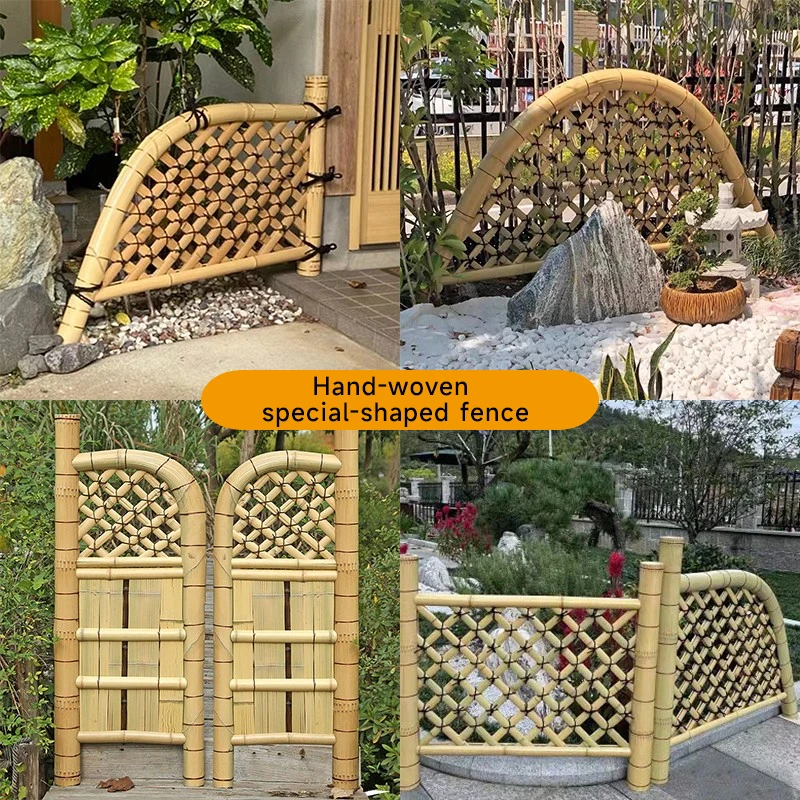 Plastic Synthetic Bamboo Panel Board Fence Pet Fence Paintball Bamboo Fence