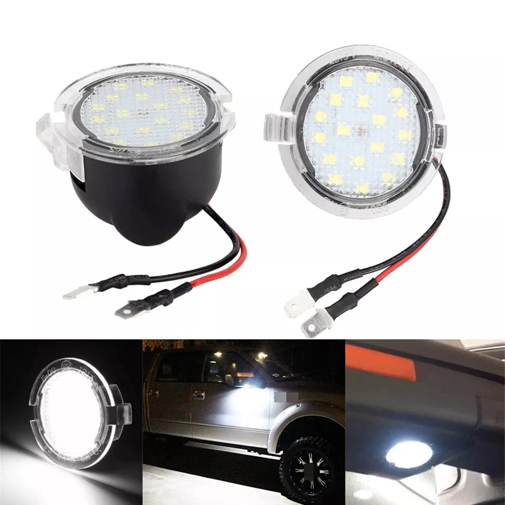 

1Set LED Side Mirror Puddle Lights For 2013-2017 Ford Fusion Gen 2