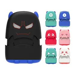 Attractive Clothes Stamp Easy Use Plastic Monsters Shape Cartoon Stamp for Home