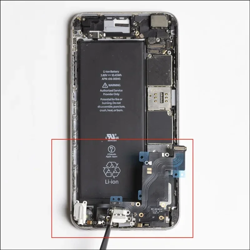 Ori New USB Charging Port Charger Board Flex Cable For iPhone 12 Pro Max 12 mini Dock Plug Connector With Microphone