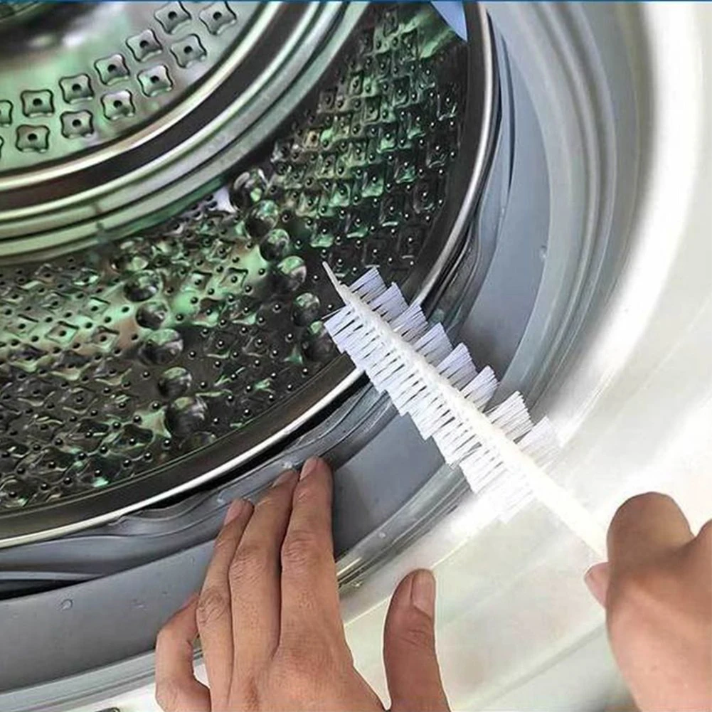 

Cleaning Brush with Flexible Shaft for Drum Washing Machine For Inner Cylinder Nylon Bristles Designed to Remove Lint and Dust