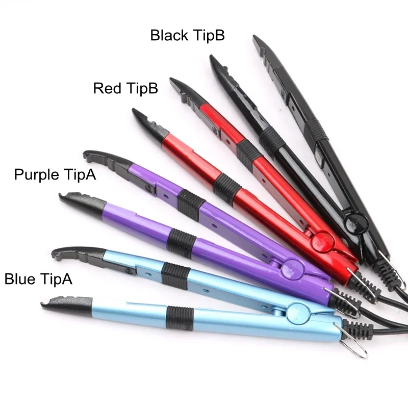 Mini Hair Extension Iron Professional Hair Style Salon Keratin Bonding Tools Flat Tip Hairs Connector 3 Colors Optional/hotsales