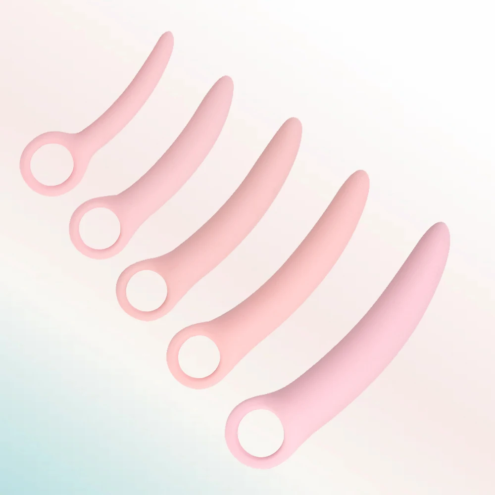 Vaginal dilator vaginal spasm vaginal dilator vaginal plug female anal dilator pink anal plug exerciser male masturbator