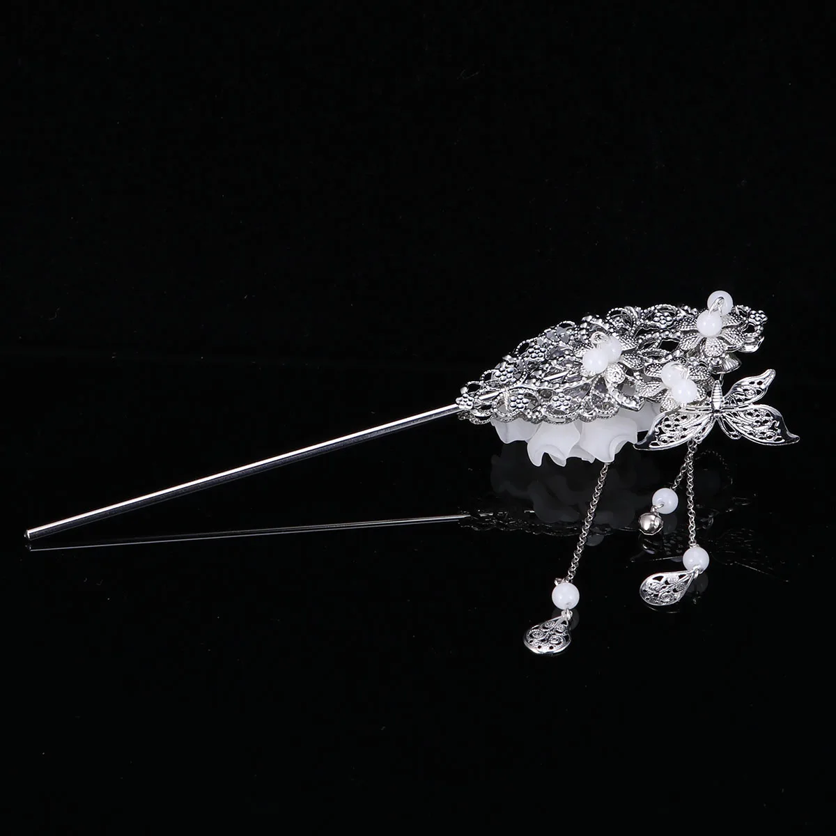 

Retro Tassel Hairpin Alloy Decorative Hair Stick For Women Bridal Wedding Party Chinese Style Tiara Headpiece