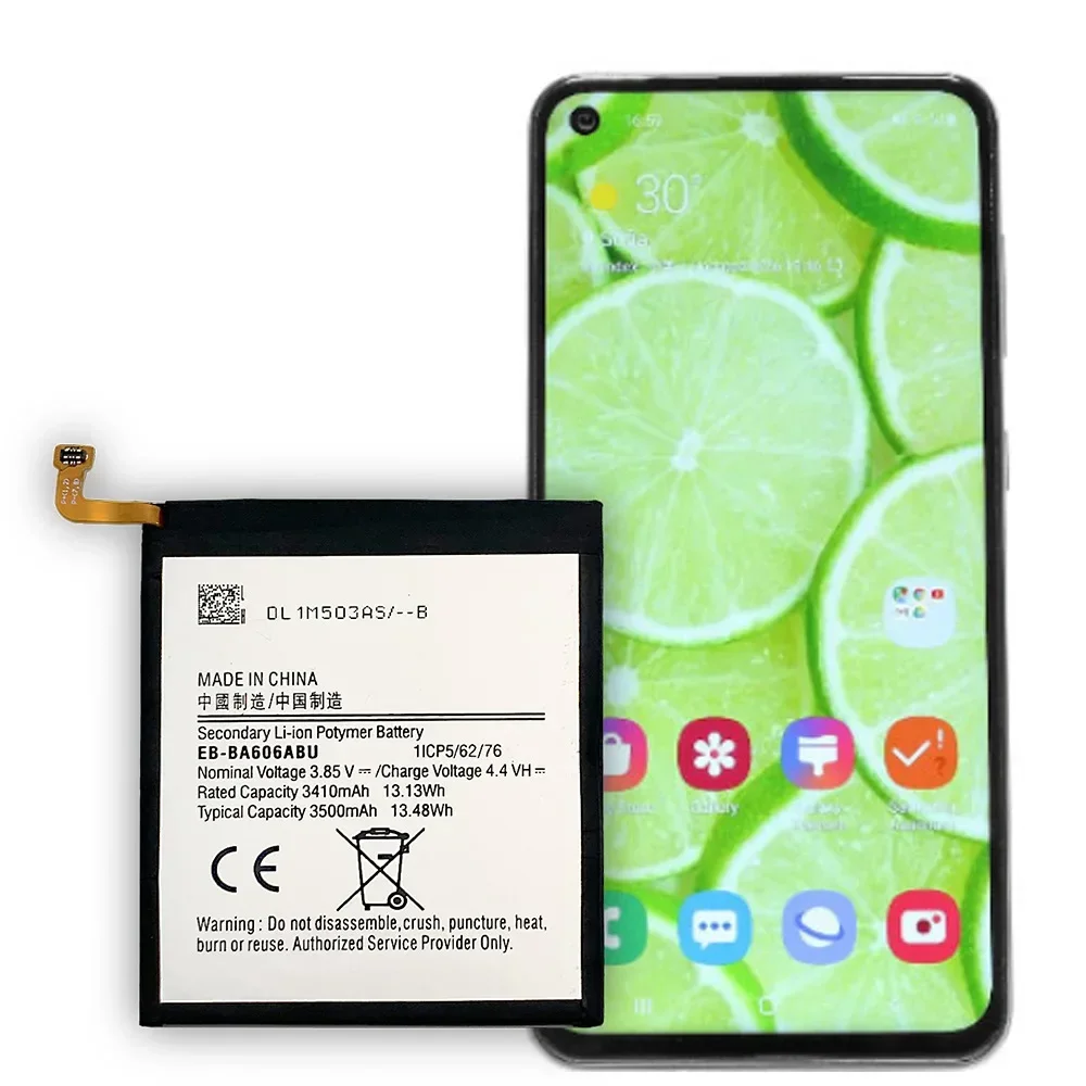 High Quality Replacement Battery For Samsung Galaxy A60 M40 A606 EB-BA606ABU 3500mAh New Large Capacity Built-in Battery