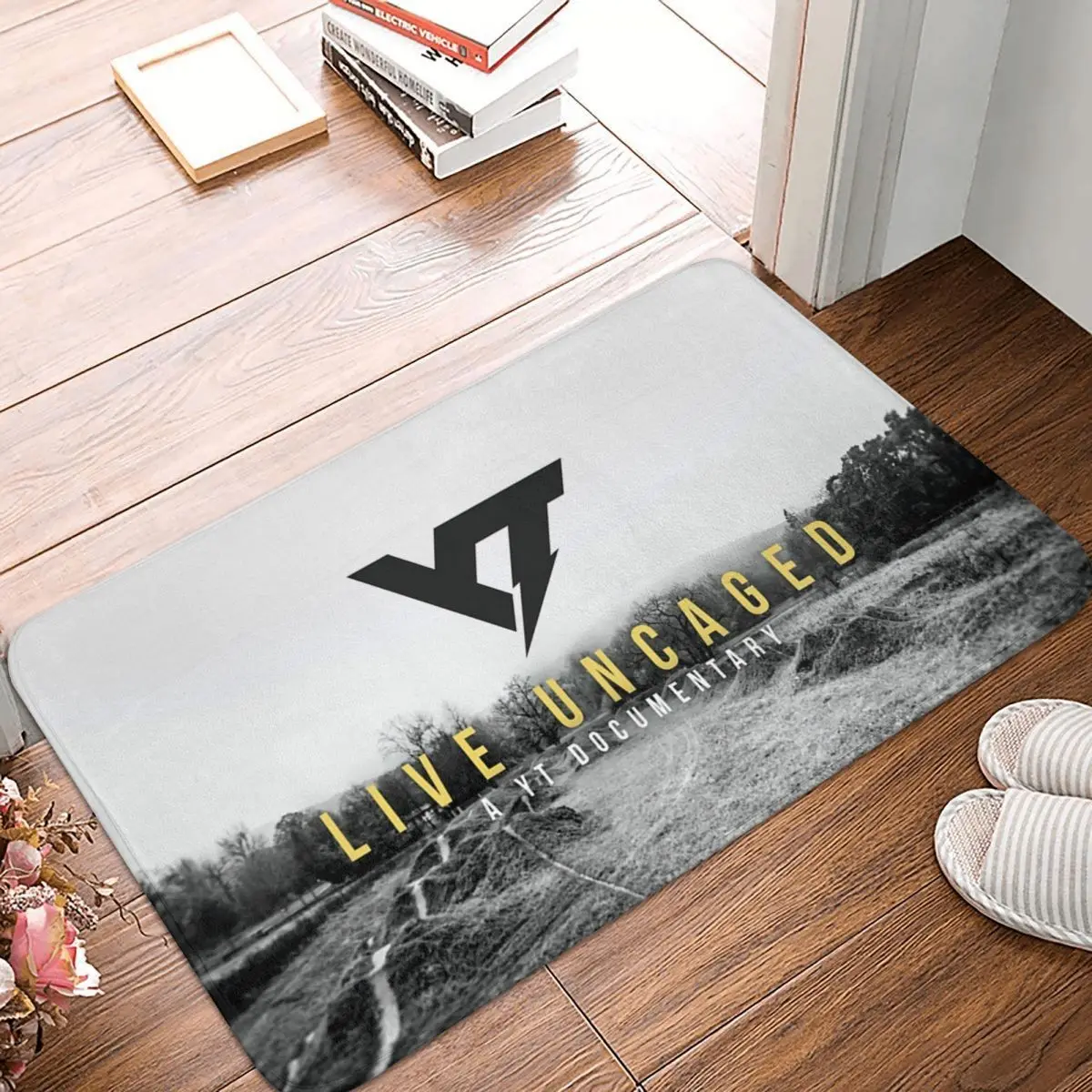 Yt Industries 40x60cm Carpet Polyester Floor Mats Holiday Anti-Slip Home Decor