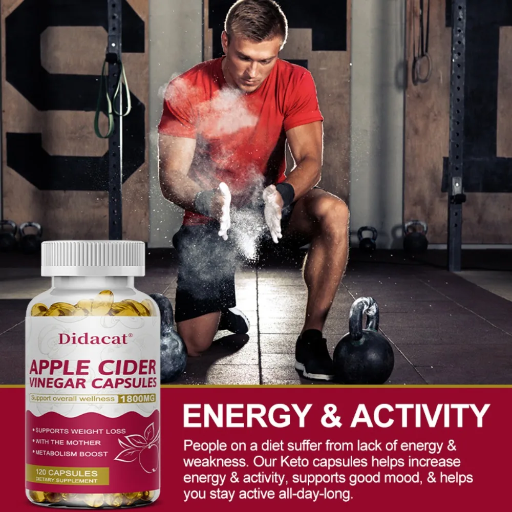 Apple Cider Vinegar - Healthy Weight Management, Natural Detoxification, Promotes Digestive Health, Support Metabolism