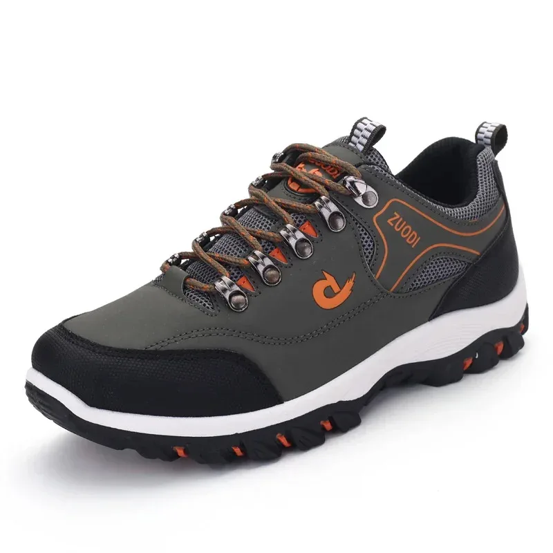 

Casual sneakers Men's breathable casual sports shoes Light weight hiking shoes non-slip light large size hiking men's shoes