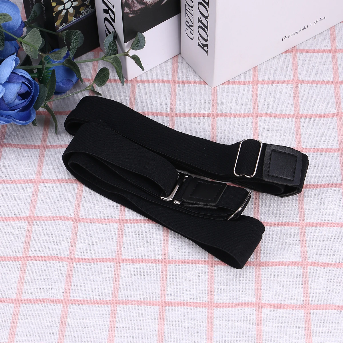 

2Pcs Shirt Stays Belt Non Slip Clip for Men Women Premium Nylon Strong Durable Birthday Gift Silicone Hold Prevent Slipping