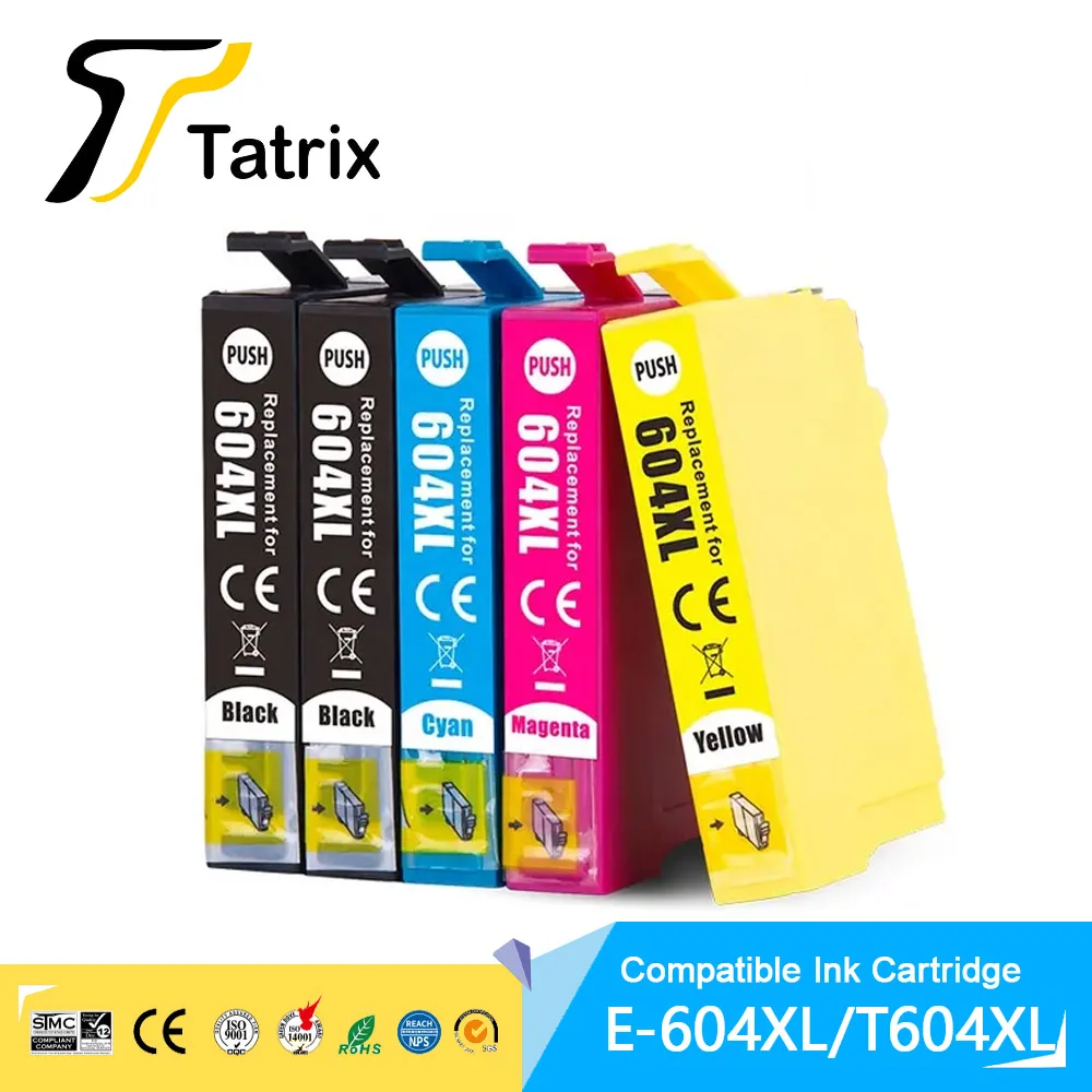 Tatrix EU 604XL T604XL T604 XL 604 Premium Compatible Inkjet Ink Cartridge for Epson WF-2910DWF/WF-2930DWF/WF-2935DWF/WF-2950DWF