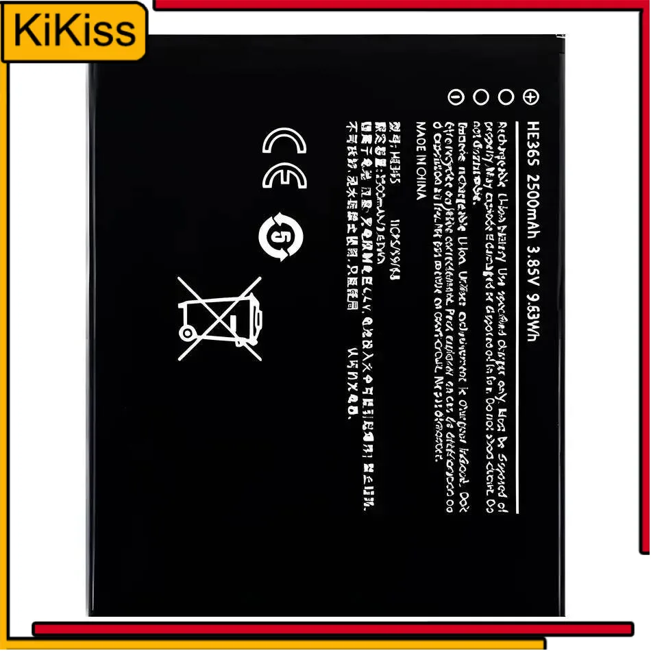 

High Performance HE365 For Nokia 1 Plus TA-1130 1123 1127 1111 Mobile Phone Battery 2500Mah