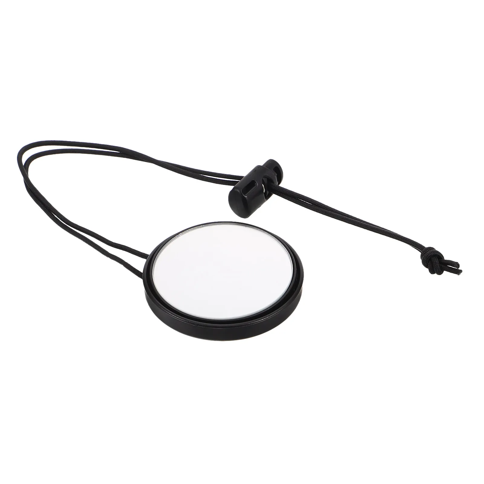 Adjustable Dive Mirror Side Mounted Lanyard Rear View Full View Survival Swimming Snorkeling Outdoor Reflective Rescue Mirror