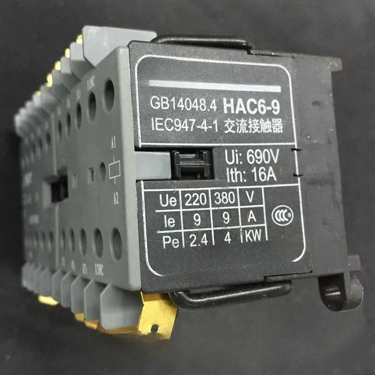 Reversible interlocking AC contactor HAC6-9/N01 N10-DC24V/48V/220V