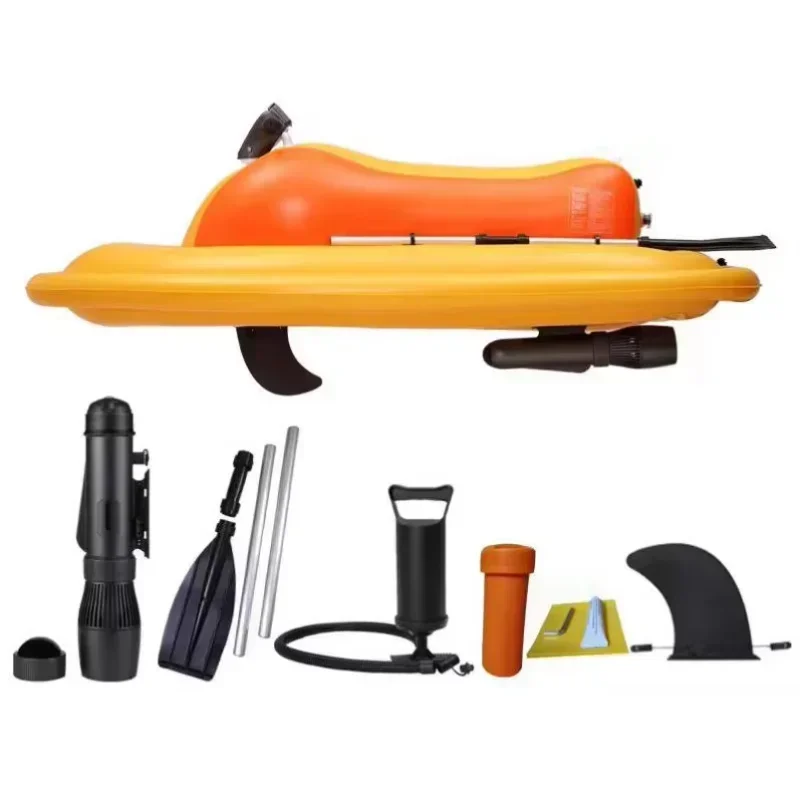 Remote Control Electric Motorized Infla   Jet Ski Boat Water Floating Motor Boat With Electric Propeller Moto
