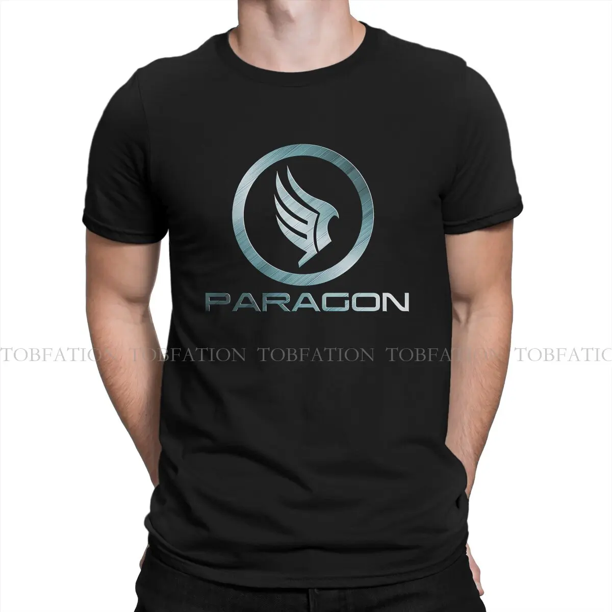 Metal Paragon Style TShirt Mass Effect Game 100% Cotton New Design Graphic  T Shirt Short Sleeve Ofertas