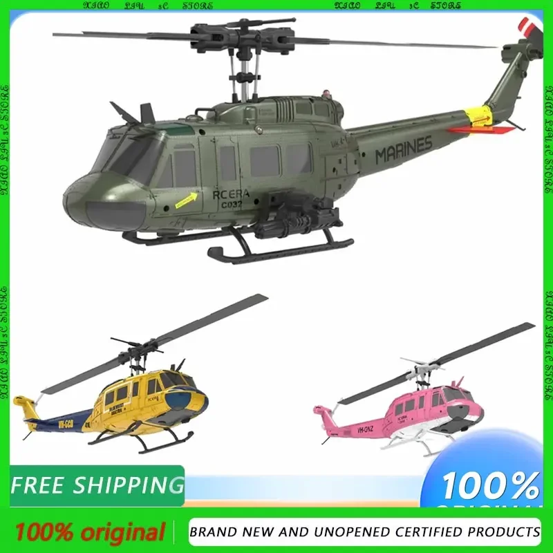 ERA C032 UH-1 RC هليكوبتر 6-محور فرش 2.4G 4CH التحكم عن بعد محاكاة الحارس لعبة طائرة للأطفال والكبار #1