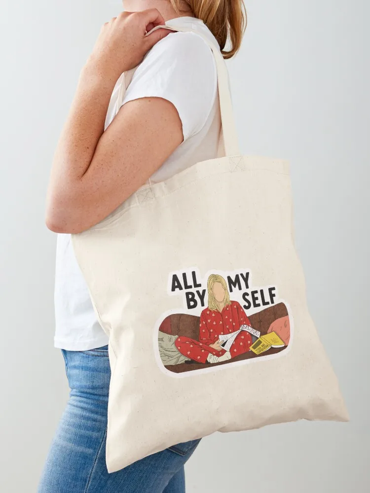 All By Myself, Bridget Jones Diary Tote Bag shopper bags Lady bag Canvas Tote Bag