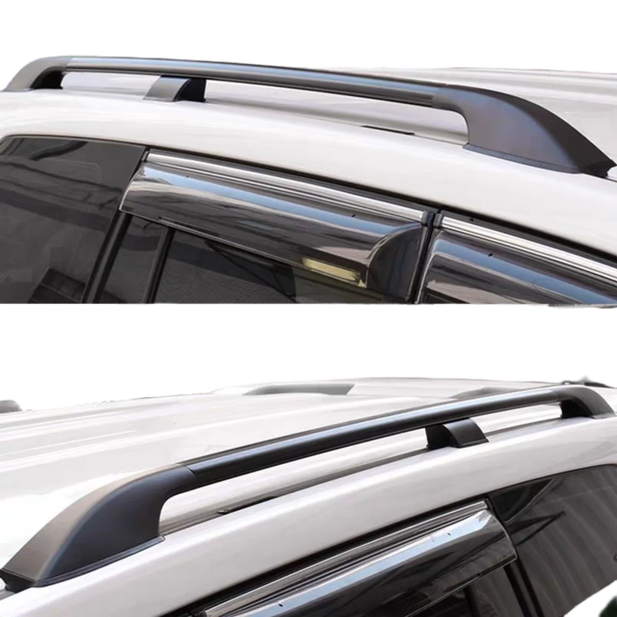

Car Aluminum Roof Luggage Racks For Toyota Land Cruiser 2009-2021 Accessories Cargo Cover Parts Body Kit