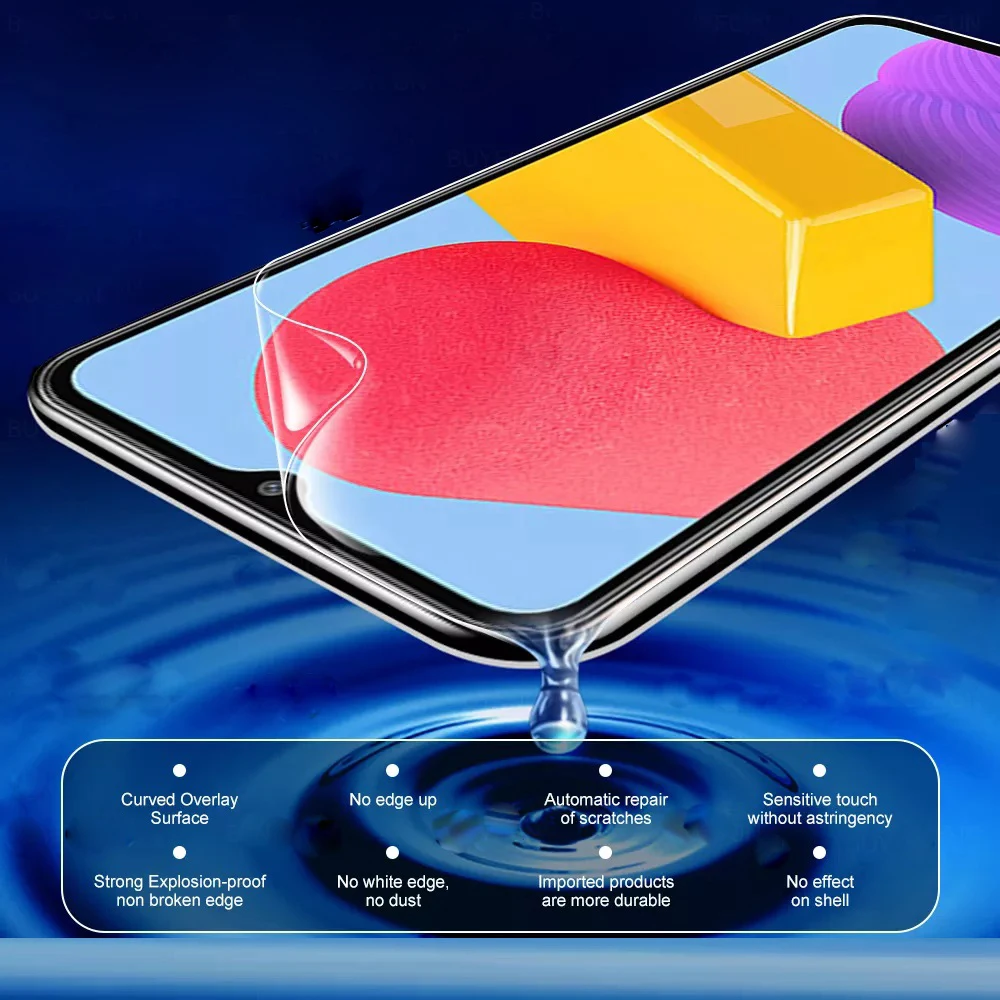 Beschermende Film Voor Samsung M13 Screen Protector Hydrogel Film Voor Galaxy M13 4G M23 M33 M53 5G Film