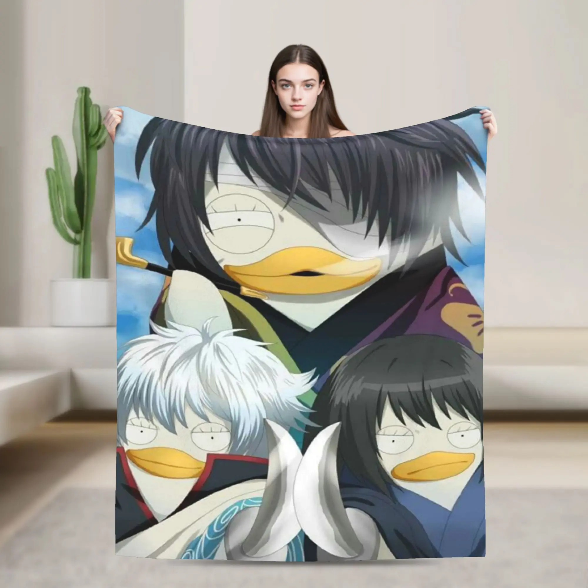 Cozy Elizabeth Gintama Tapestry anime Blanket Merch Bed Decorative  Throws And Blankets Lightweight Fleece for Travel