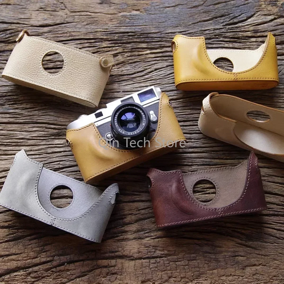 

Vintage Genuine Half Case Camera Bag Protective Base Cover for Leica M2 M3 M4 M4-P M6 MP(NOT for Camera M3 Big Ear) Accessories
